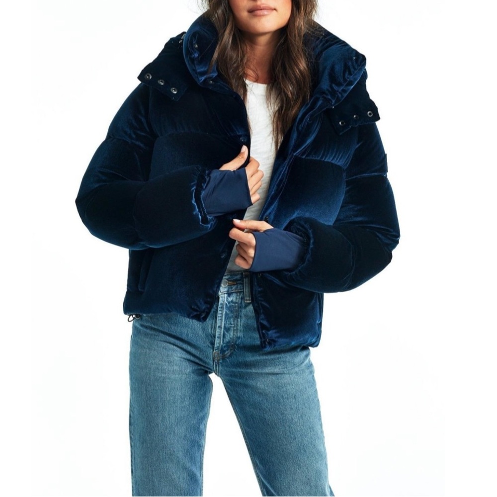 SAM. SOPHIA VELVET BOMBER - Picture 6 of 10